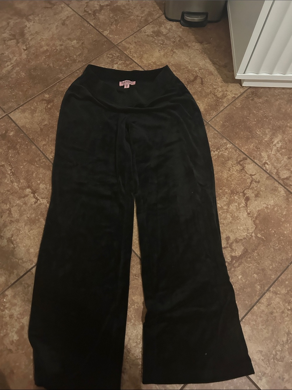 Black juicy couture wide Leg Lounge Pants